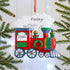 Personalised Family Christmas Xmas Tree Decoration Ornament - Christmas Train