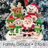Personalised Family Christmas Xmas Tree Decoration Ornament - Cute Family
