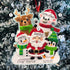 Personalised Family Christmas Xmas Tree Decoration Ornament - Cute Family