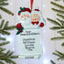 Personalised Grandparents' List Christmas decoration