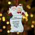 Personalised Grandparents' List Christmas decoration