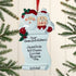 Personalised Grandparents' List Christmas decoration