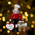 Personalised Child and Dog Christmas decoration