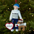 Personalised Child and Dog Christmas decoration