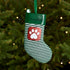 Personalised Green Pet Stocking Christmas decoration