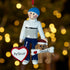 Personalised Child and Dog Christmas decoration