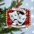 Personalised Theatre Masks Christmas decoration