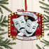 Personalised Theatre Masks Christmas decoration