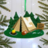 Personalised Family Christmas Xmas Tree Decoration Ornament - Camping