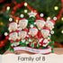 Personalised Family Christmas Xmas Decoration - Opening Presents Family - TABLE TOP