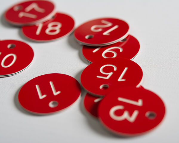 Traffolyte Valve and Tag Labels - 30mm Diameter