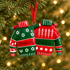 Personalised Family Christmas Xmas Tree Decoration Ornament - Jumper Couple