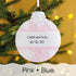 Christmas Ornament - Personalised Baby's 1st Christmas Xmas Tree Decoration Ornament -  Christmas Bauble