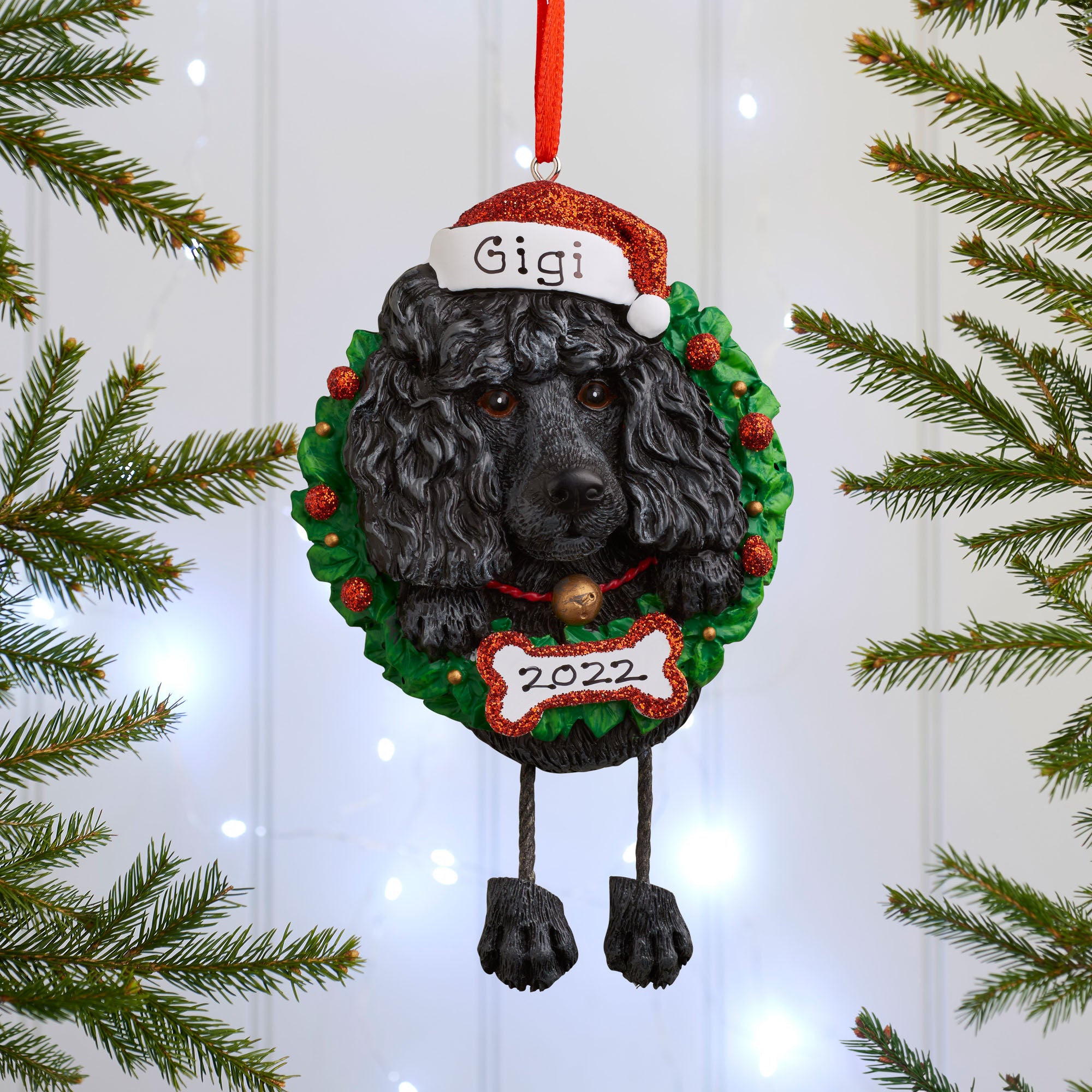 Personalised Dog Christmas Tree Decoration Pet Xmas Ornament