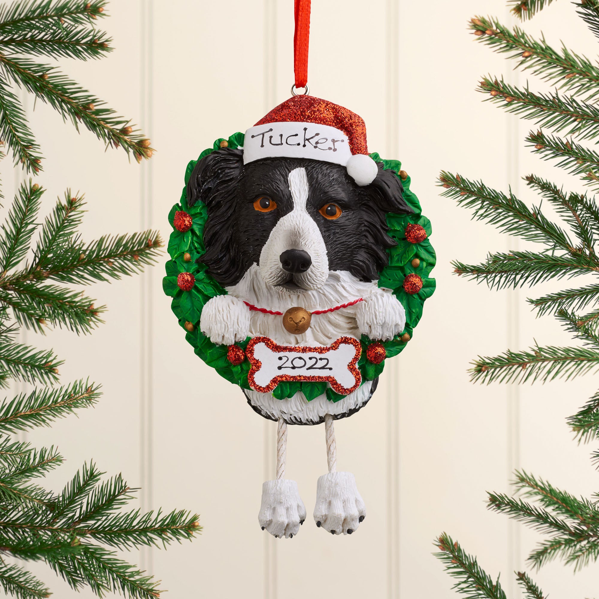 Personalised Dog Christmas Tree Decoration Pet Xmas Ornament