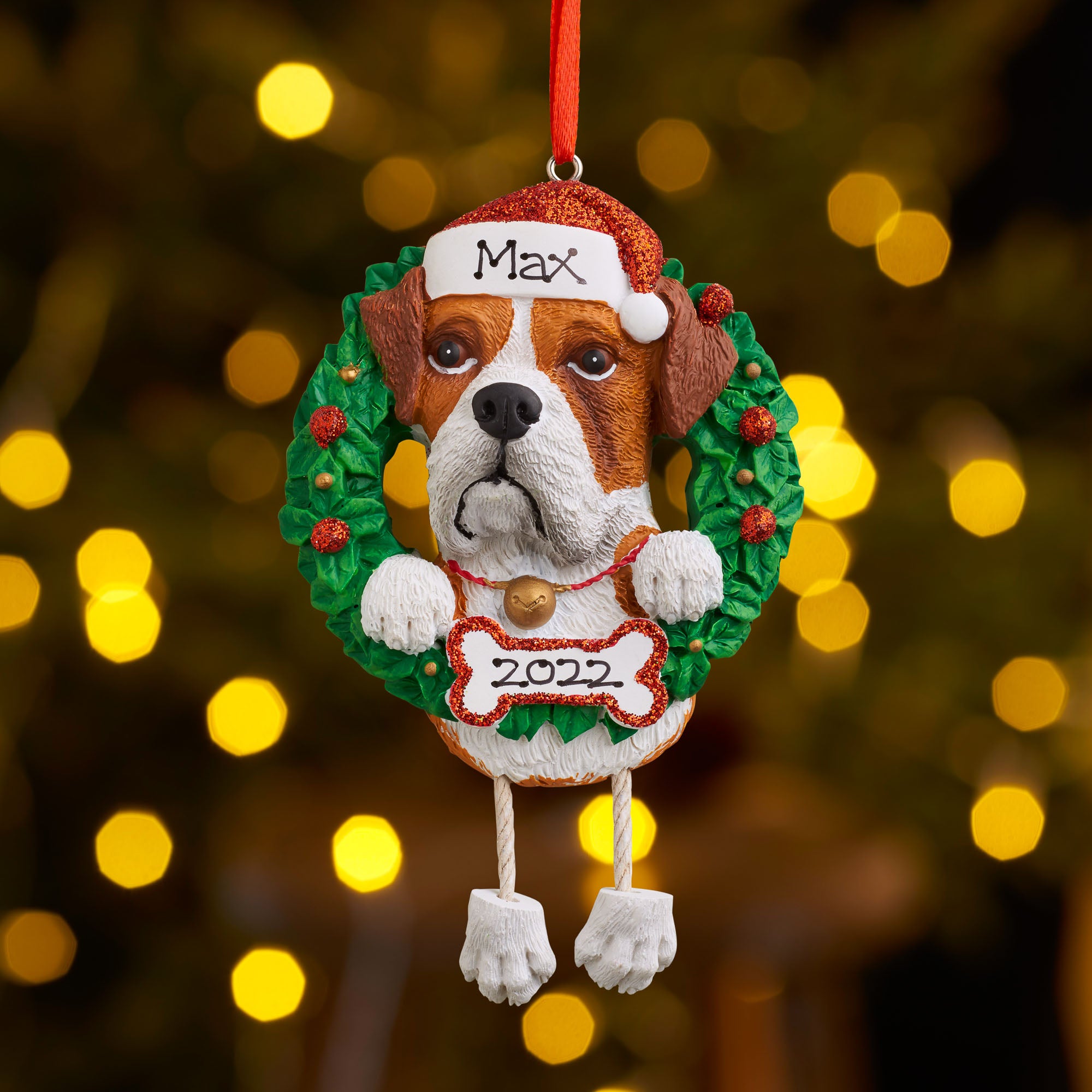 Personalised Dog Christmas Tree Decoration Pet Xmas Ornament
