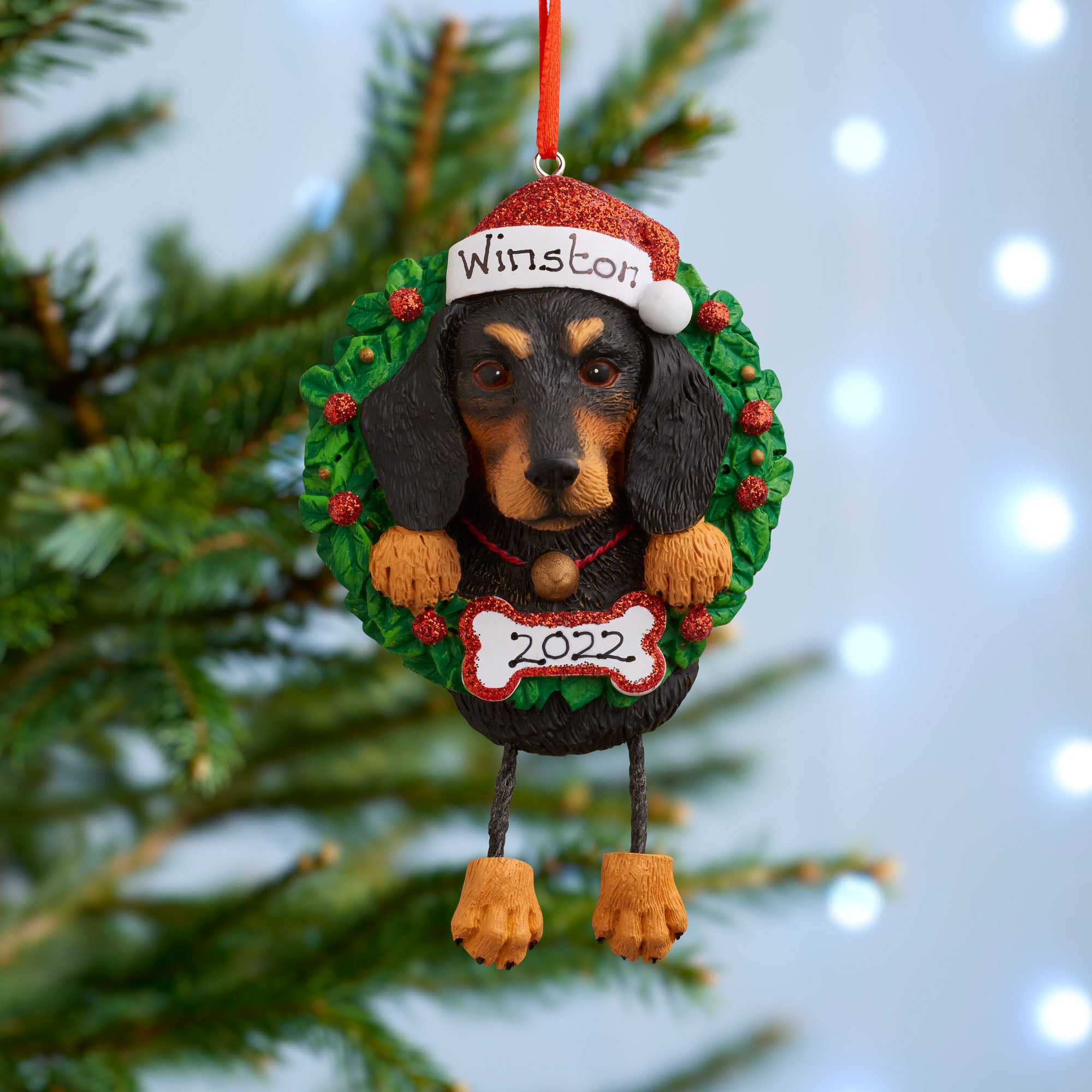 Personalised Dog Christmas Tree Decoration Pet Xmas Ornament