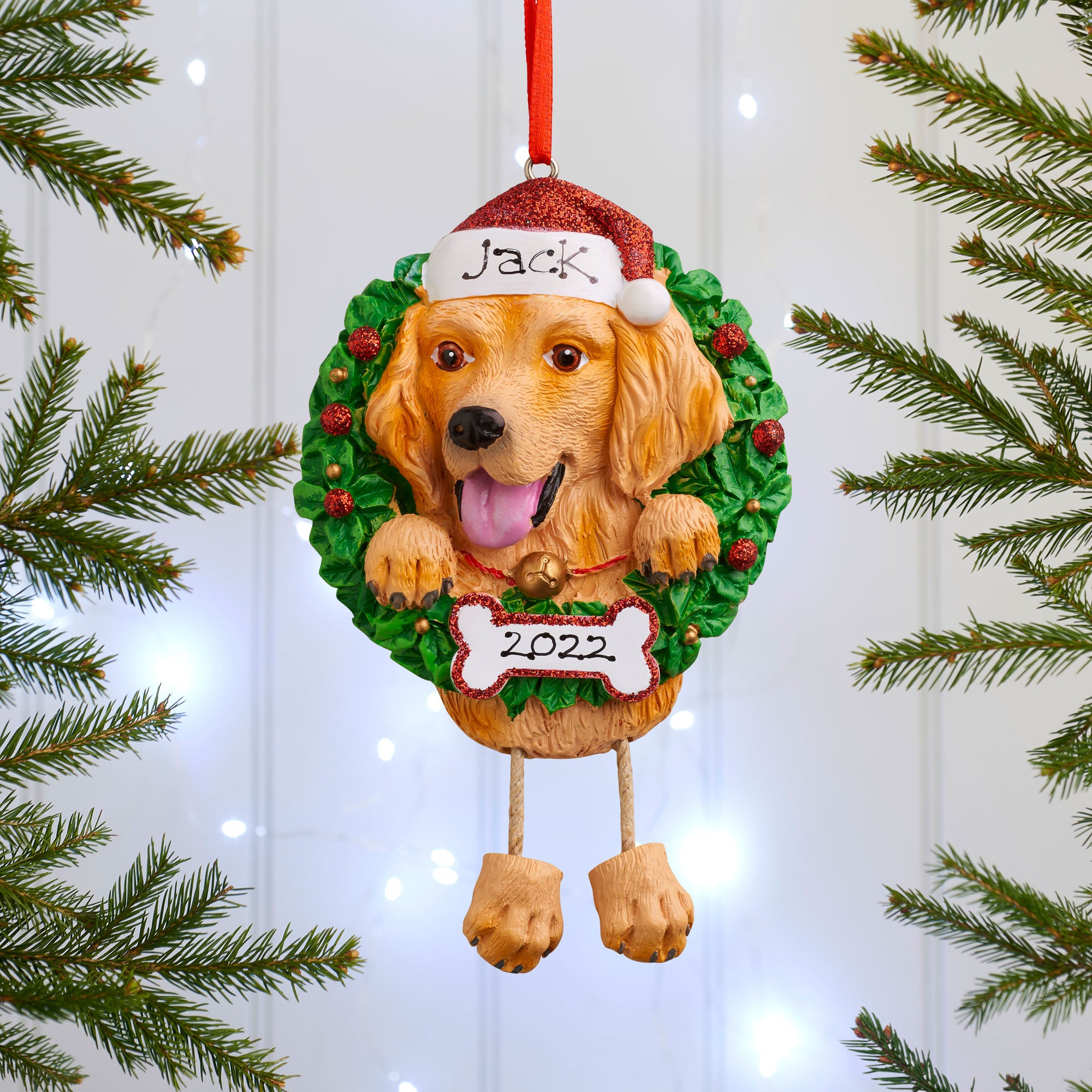 Personalised Dog Christmas Tree Decoration Pet Xmas Ornament