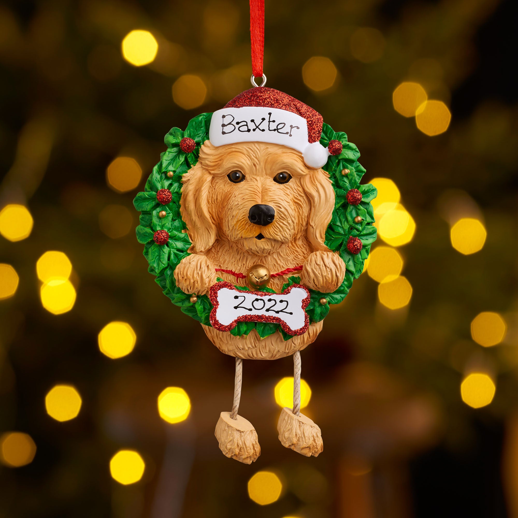 Personalised Dog Christmas Tree Decoration Pet Xmas Ornament