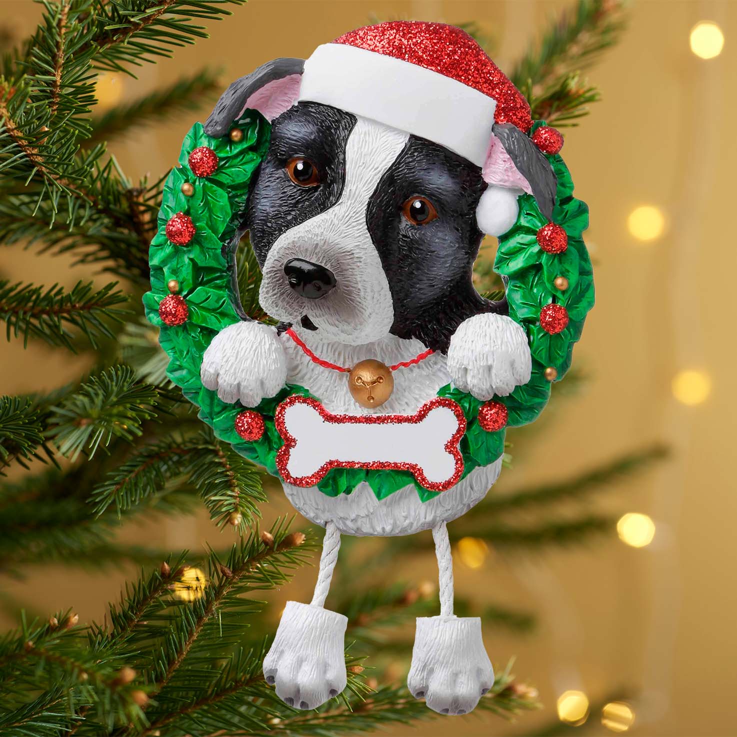 Personalised Dog Christmas Tree Decoration Pet Xmas Ornament