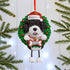 Personalised Dog Christmas Tree Decoration Pet Xmas Ornament