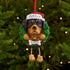 Personalised Dog Christmas Tree Decoration Pet Xmas Ornament