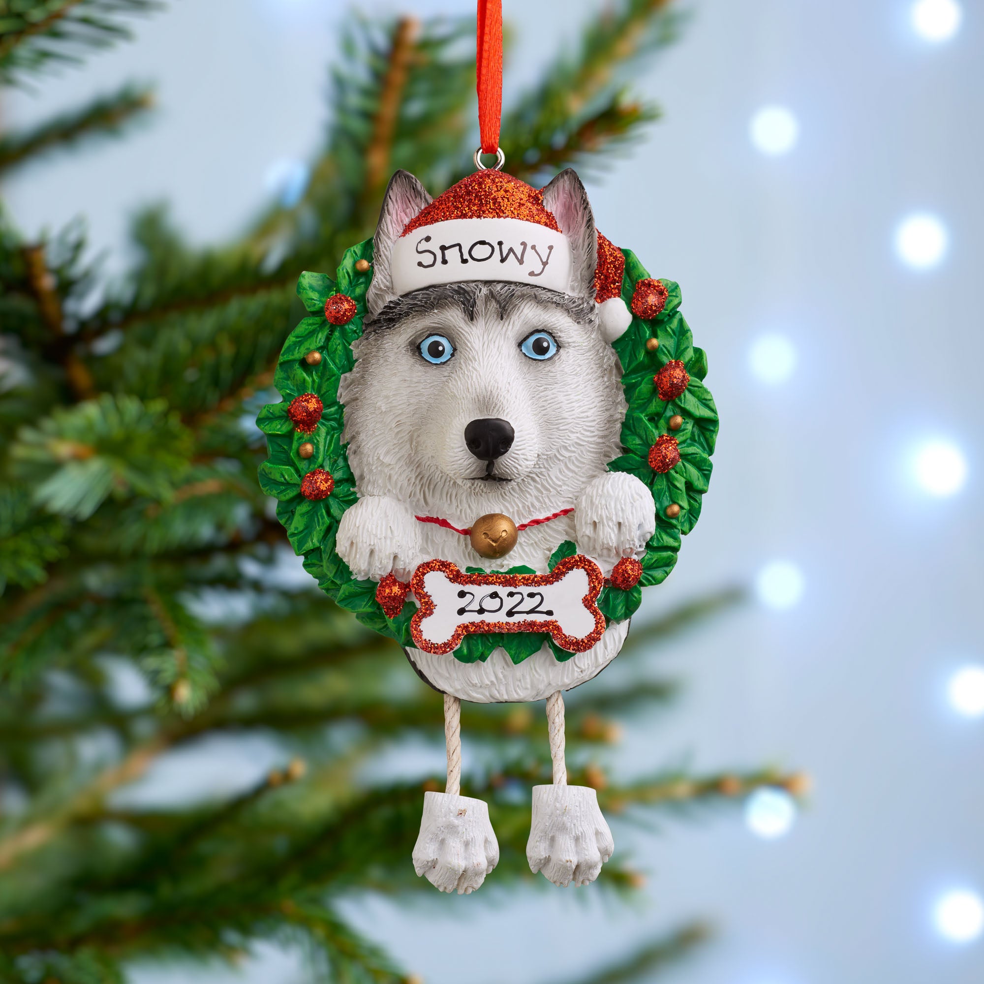 Personalised Dog Christmas Tree Decoration Pet Xmas Ornament