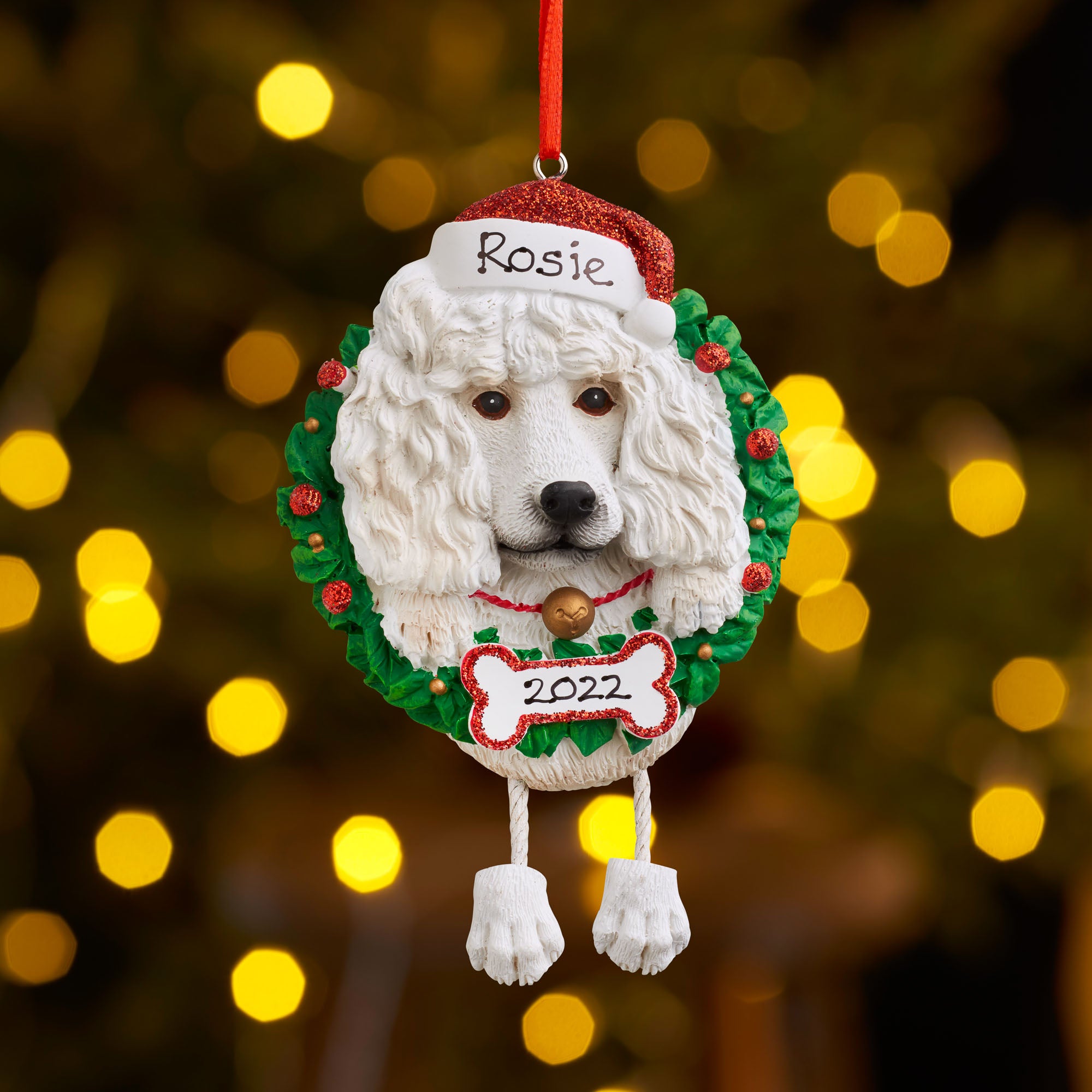Personalised Dog Christmas Tree Decoration Pet Xmas Ornament