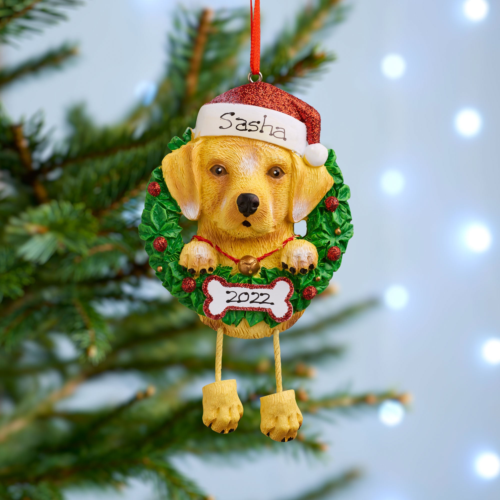 Personalised Dog Christmas Tree Decoration Pet Xmas Ornament