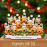 Personalised Family Christmas Xmas Decoration - Reindeer Family - TABLE TOP
