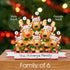 Personalised Family Christmas Xmas Decoration - Reindeer Family - TABLE TOP