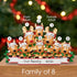 Personalised Family Christmas Xmas Decoration - Reindeer Family - TABLE TOP