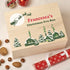 Christmas Box - Colour - Personalised Wooden Colour Christmas Eve Box - Santa Village