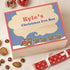 Christmas Box - Colour - Personalised Wooden Colour Christmas Eve Box - Train