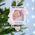 Christmas Ornament - Personalised Baby's 1st Christmas Xmas Tree Decoration Ornament - Christmas Baby Frame