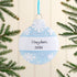 Christmas Ornament - Personalised Baby's 1st Christmas Xmas Tree Decoration Ornament -  Christmas Bauble