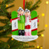 Personalised Snow Ski Couple Christmas decoration - couple