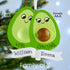 Christmas Ornament - Personalised Family Christmas Xmas Tree Decoration Ornament - Avocados