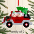 Personalised Car Family Christmas decoration - Family of 3