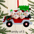Personalised Car Family Christmas decoration