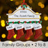 Personalised Mantel Family Christmas decoration - Family of 2