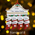 Personalised Mantel Family Christmas decoration