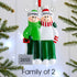 Christmas Ornament - Personalised Family Christmas Xmas Tree Decoration Ornament -  Shovel Family