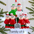 Christmas Ornament - Personalised Family Christmas Xmas Tree Decoration Ornament -  Shovel Family