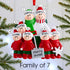 Christmas Ornament - Personalised Family Christmas Xmas Tree Decoration Ornament -  Shovel Family