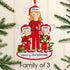 Christmas Ornament - Personalised Family Christmas Xmas Tree Decoration Ornament - Single Parent Mum