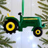 Christmas Ornament - Personalised Family Christmas Xmas Tree Decoration Ornament - Tractor