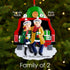 Christmas Ornament - Personalised Family Christmas Xmas Tree Decoration Ornament - Woody Car Family