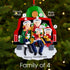Christmas Ornament - Personalised Family Christmas Xmas Tree Decoration Ornament - Woody Car Family