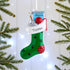 Christmas Ornament - Personalised Pet Dog Christmas Xmas Tree Decoration Ornament - Kitty Or Doggie Stocking